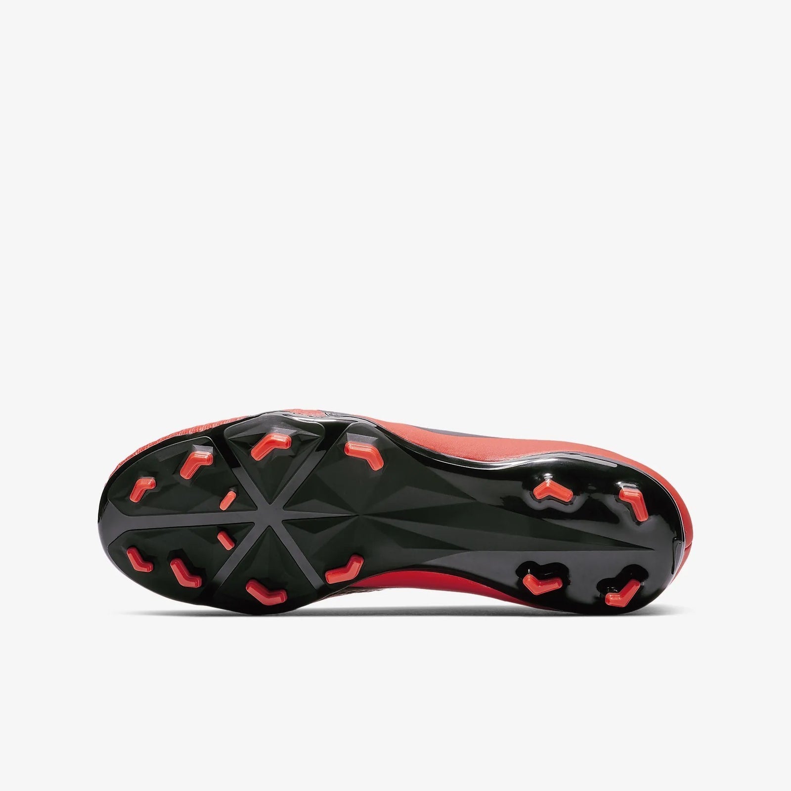Kid's PhantomVNM Academy FG Soccer Cleats - Bright Crimson/Bright Crimson/Metallic Silver/Black - AO0362-600-NIKE by Nike | Available at Niky's Sports