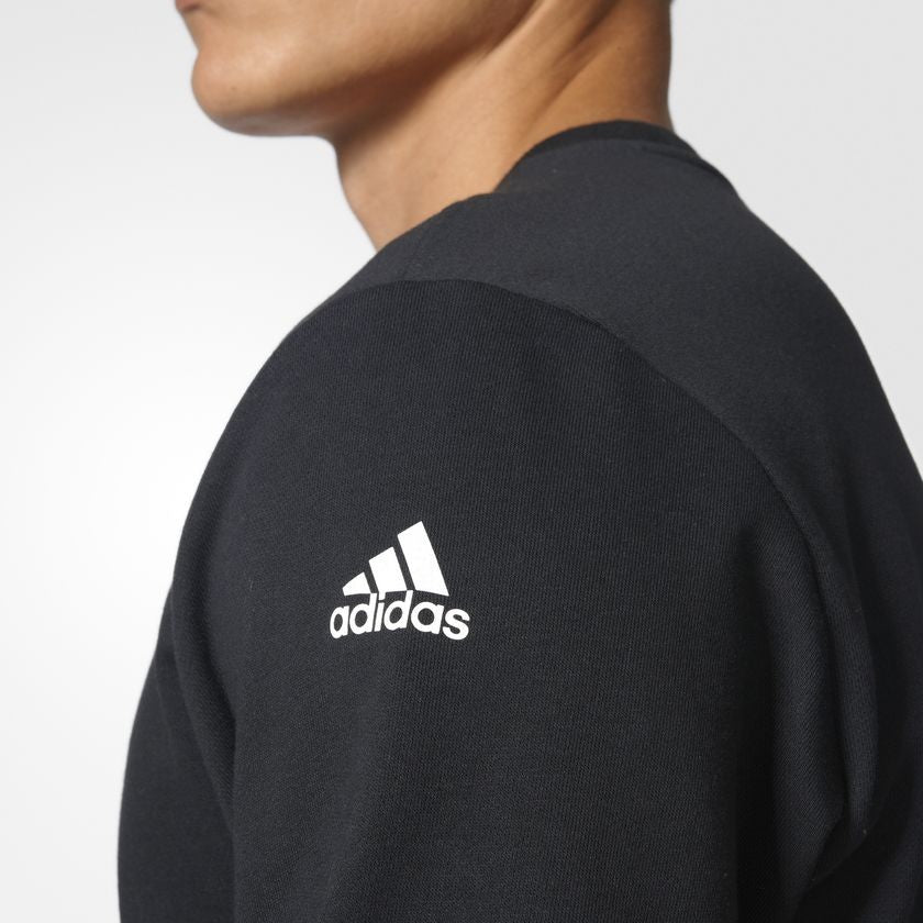 Tango Cage Crew Sweatshirt - Black/Black - BQ3561-ADIDAS by Adidas | Available at Niky's Sports