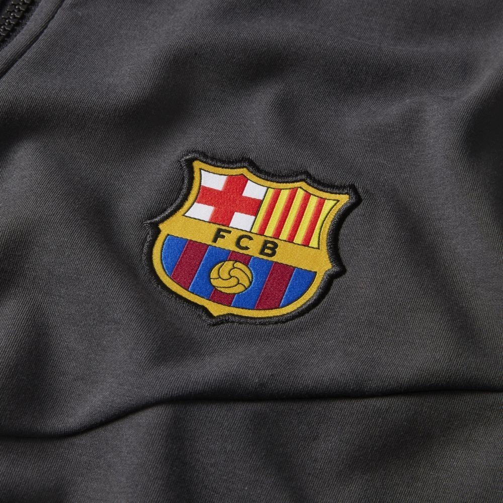 FC Barcelona Mens Tech Fleece Full Zip Jacket