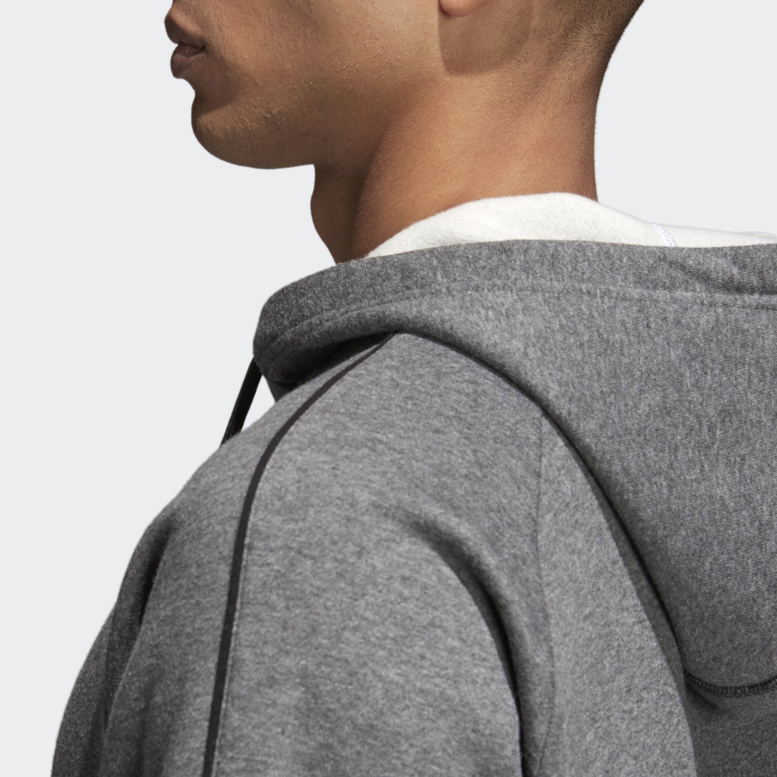 Men's Core 18 Hoodie - Dark Grey Heather/Black