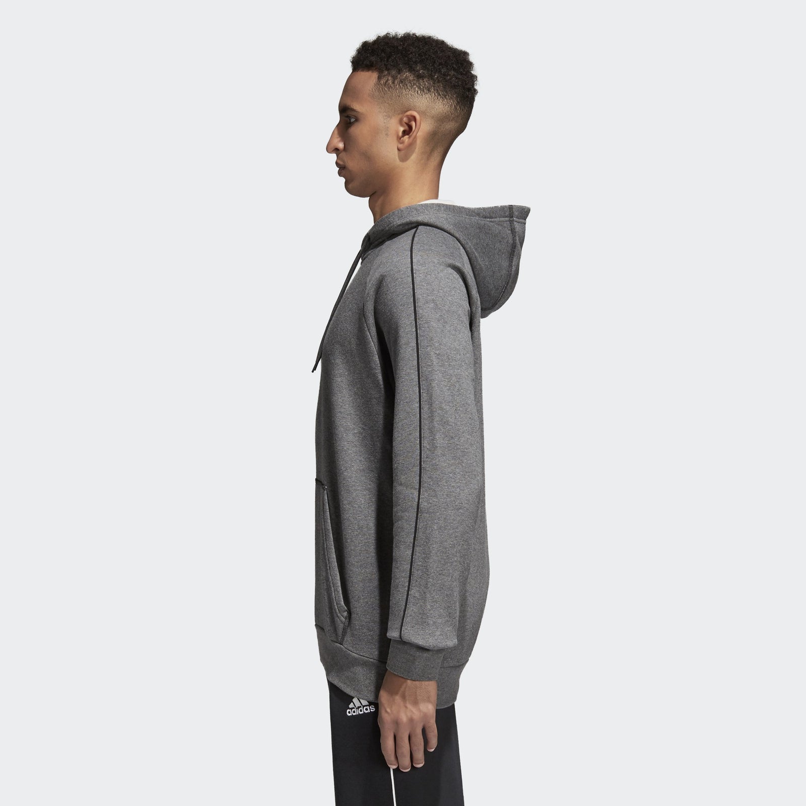 Men's Core 18 Hoodie - Dark Grey Heather/Black
