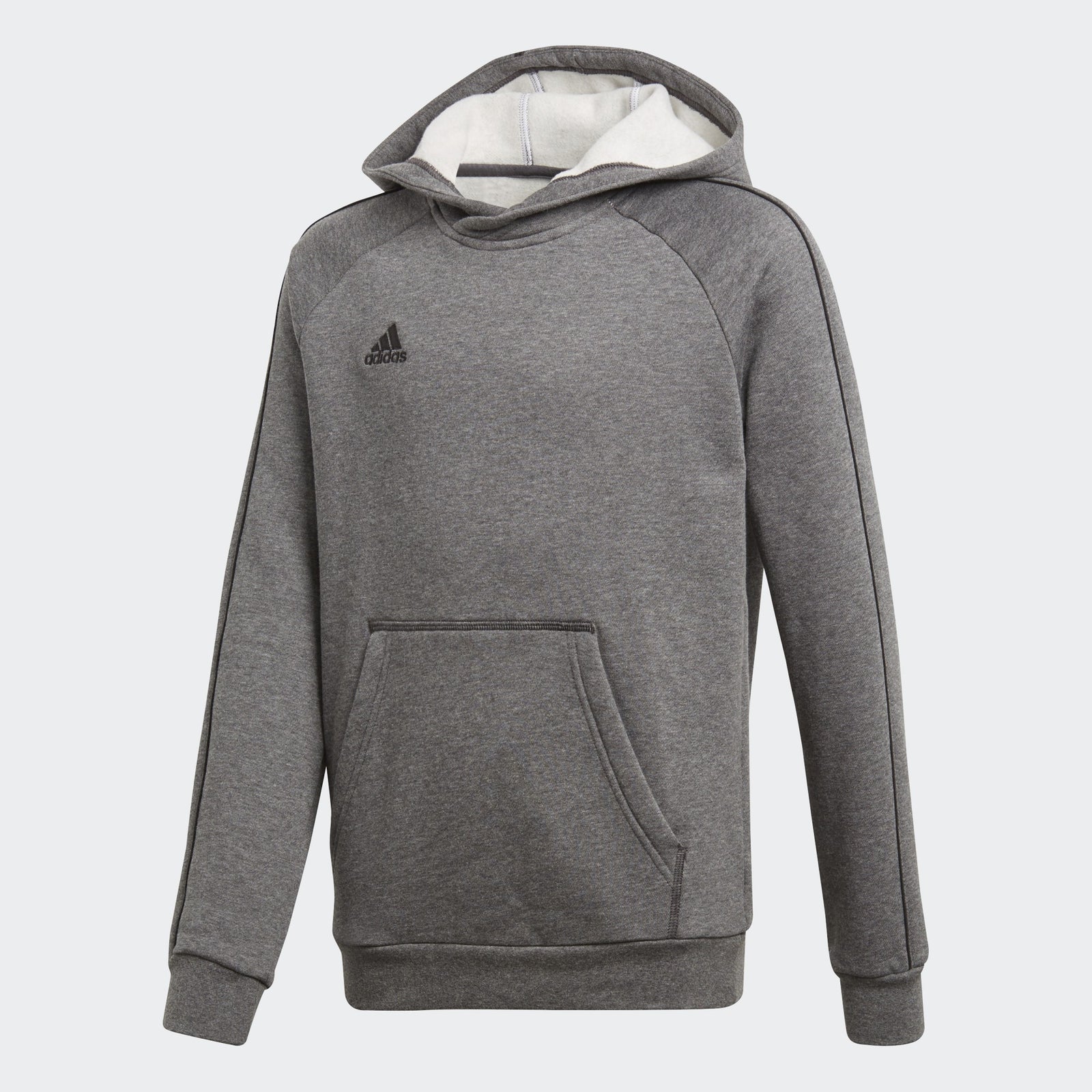 Kid's Core 18 Hoodie - Dark Grey Heather/Black
