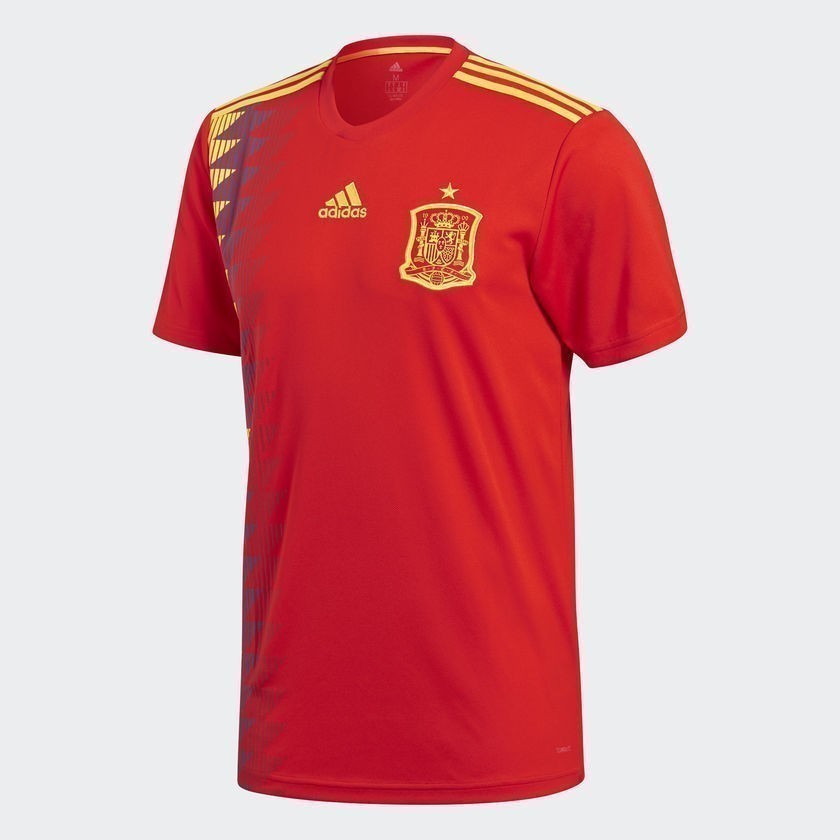 Men's Spain Home Jersey World Cup 2018