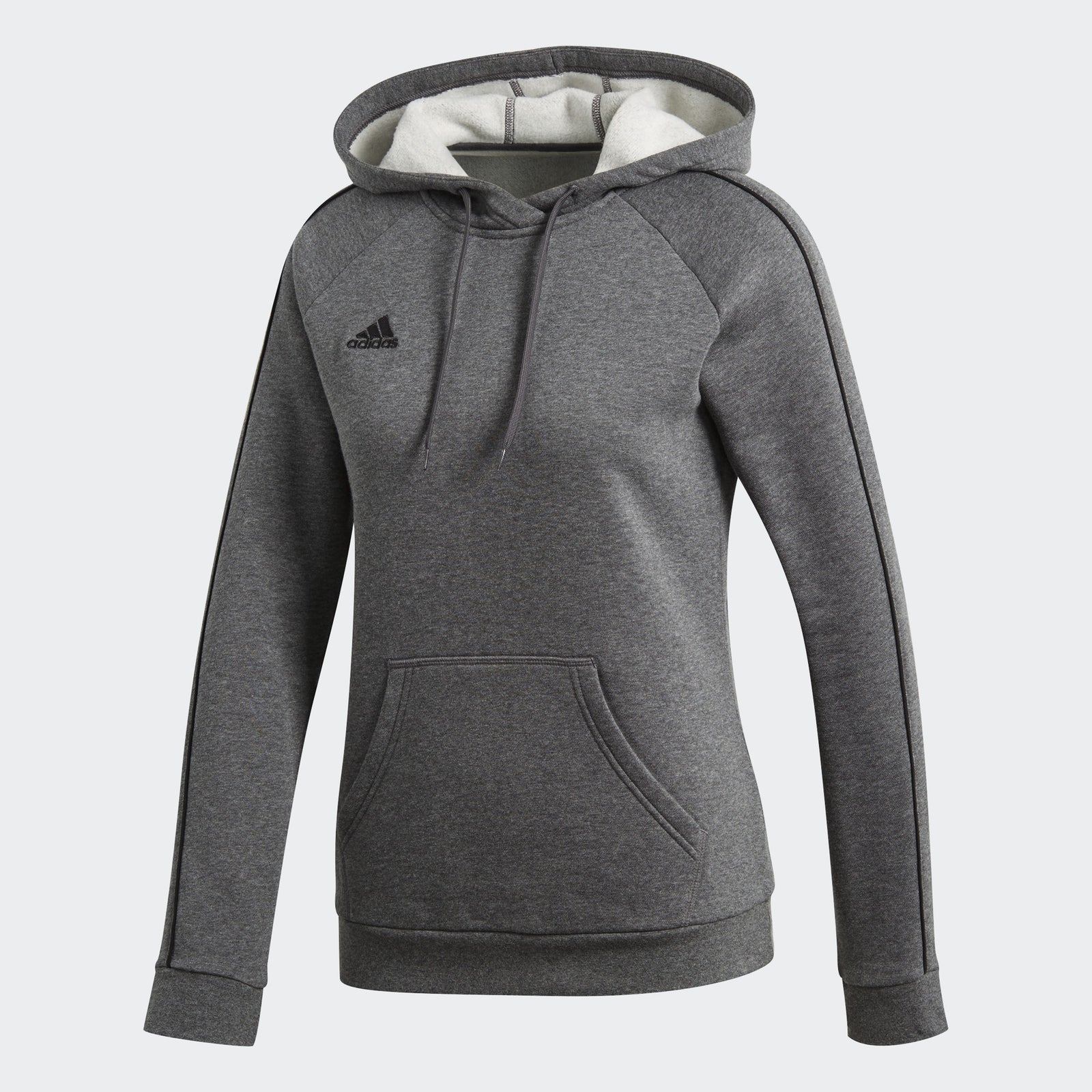 Women's Condivo 18 Hoodie - Dark Grey Heather/Black - CY8262-ADIDAS by Adidas | Available at Niky's Sports