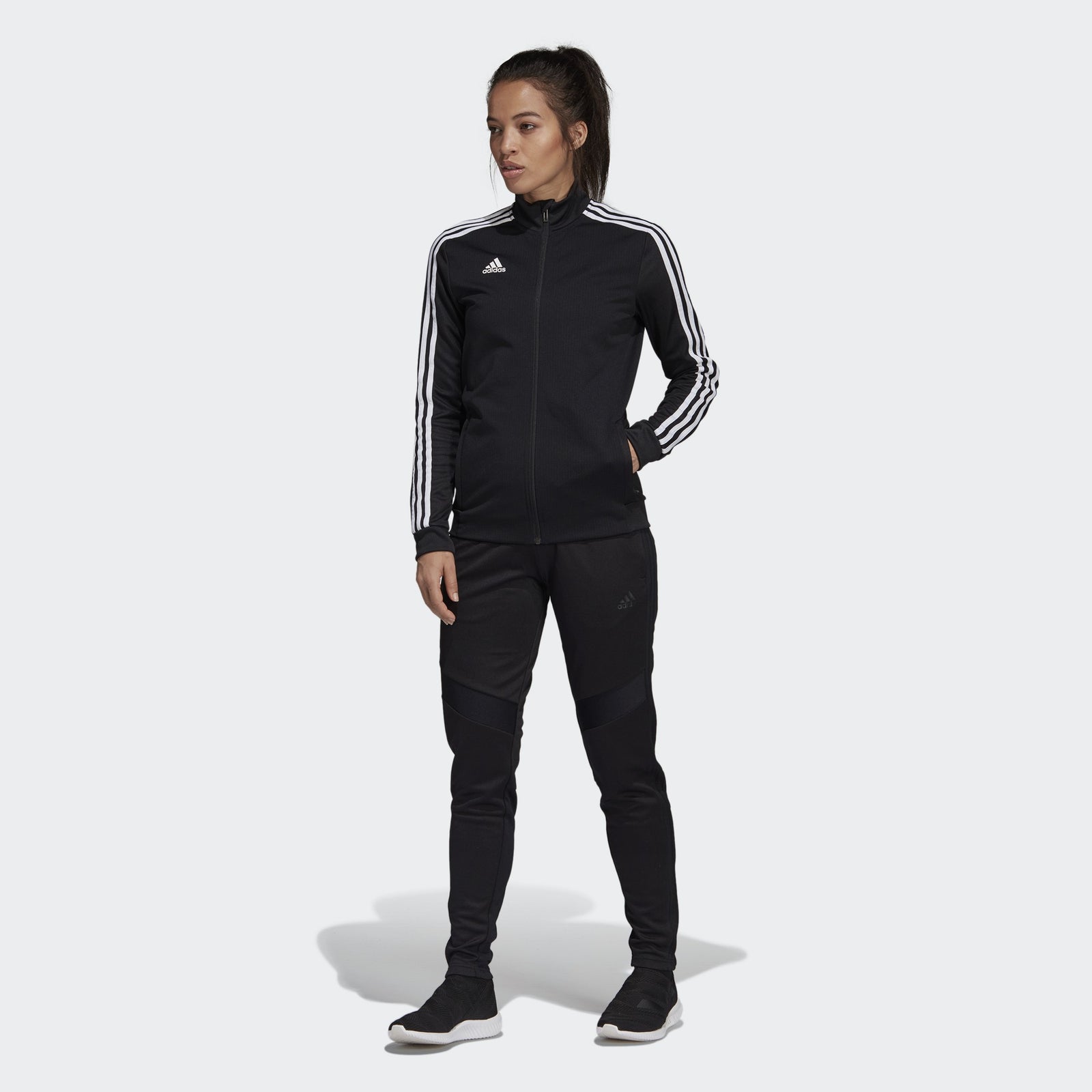 Women's Tiro 19 Training Jacket - Black/White