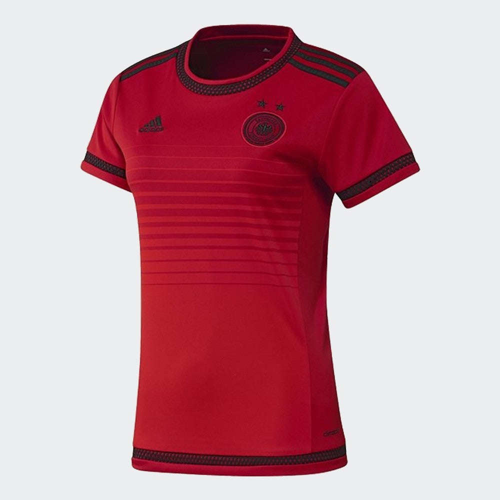 Women's Germany 15/16 WC Away Jersey - Red/Black - S90315-ADIDAS by Adidas | Available at Niky's Sports