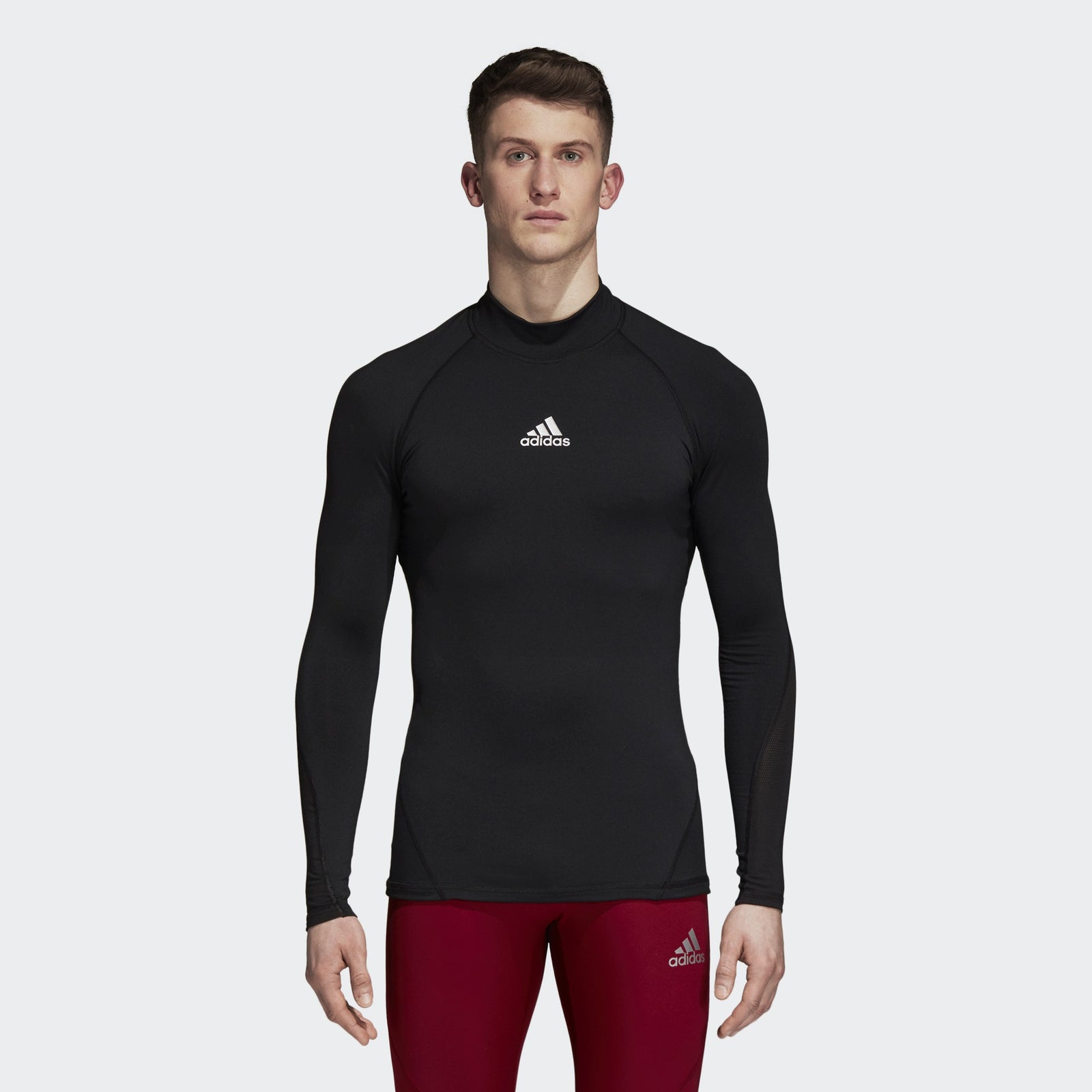 Men's Ask SPRT Longsleeve Climawarm T-Shirt - Black