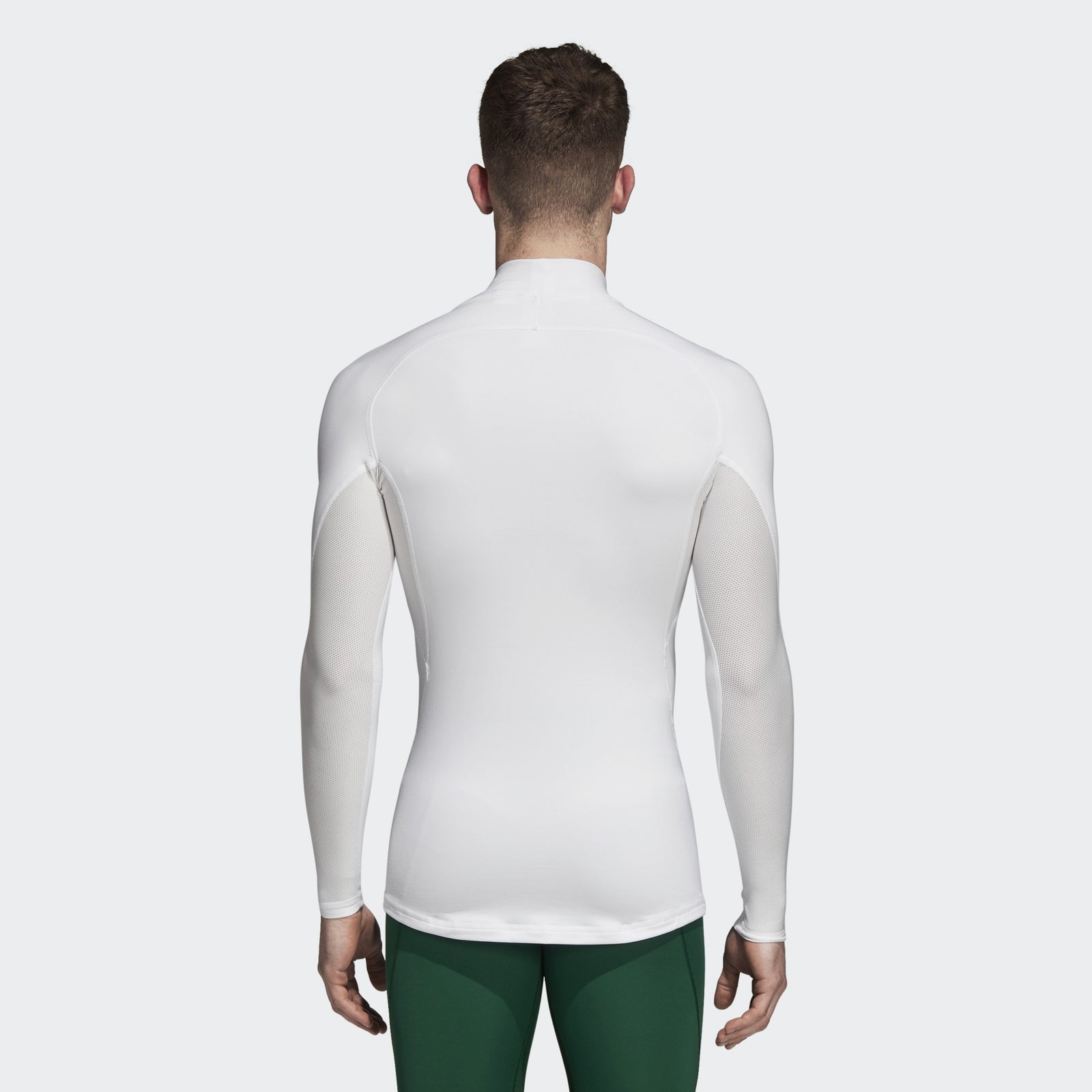 Men's Ask SPRT Climawarm LS Jersey - White - DP5536-ADIDAS by Adidas | Available at Niky's Sports