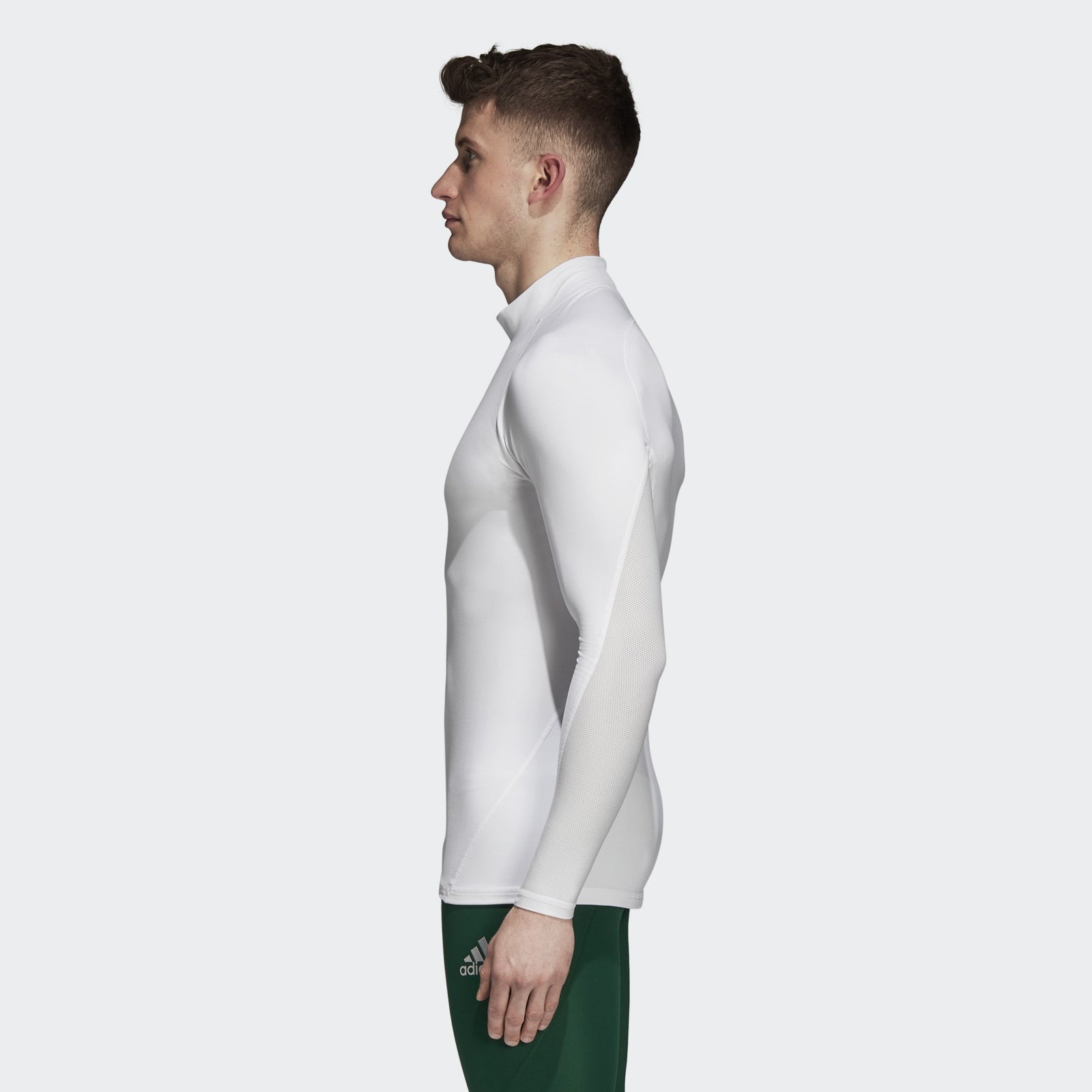 Men's Ask SPRT Climawarm LS Jersey - White - DP5536-ADIDAS by Adidas | Available at Niky's Sports