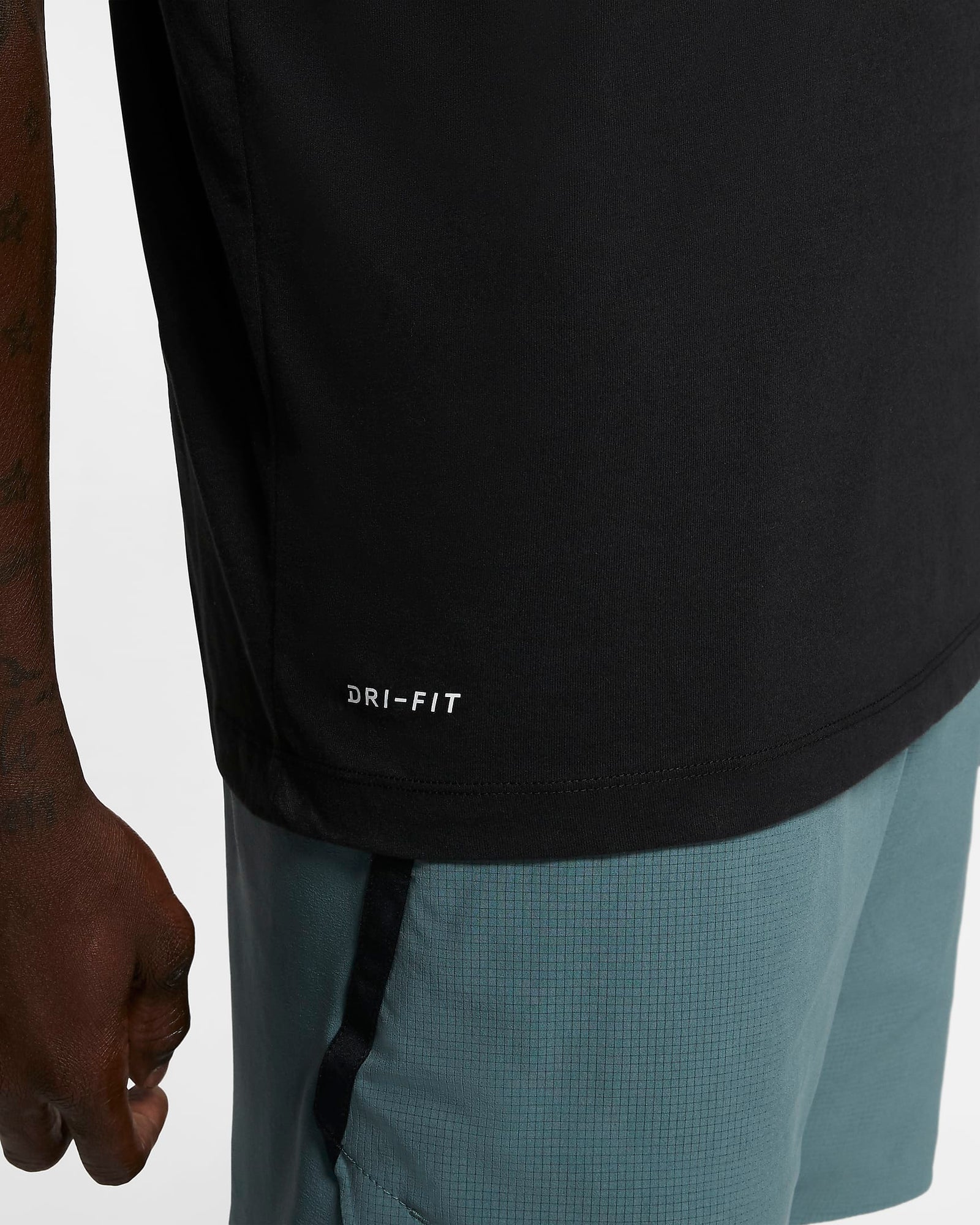 Nike Mens Dri-Fit Tee Black - AR6029-010-NIKE by Nike | Available at Niky's Sports