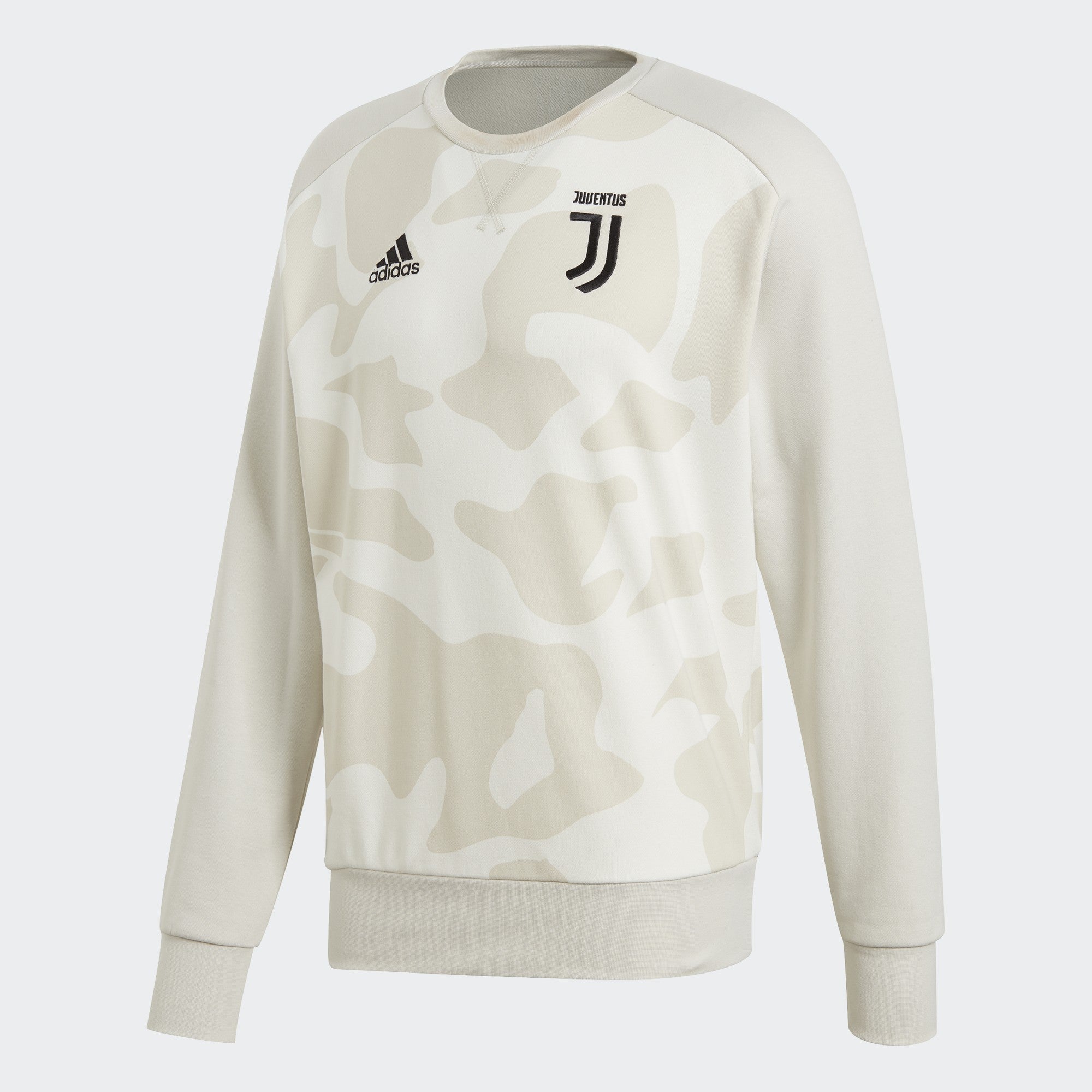 Men's Juventus Crew Sweatshirt - White/Camo Print