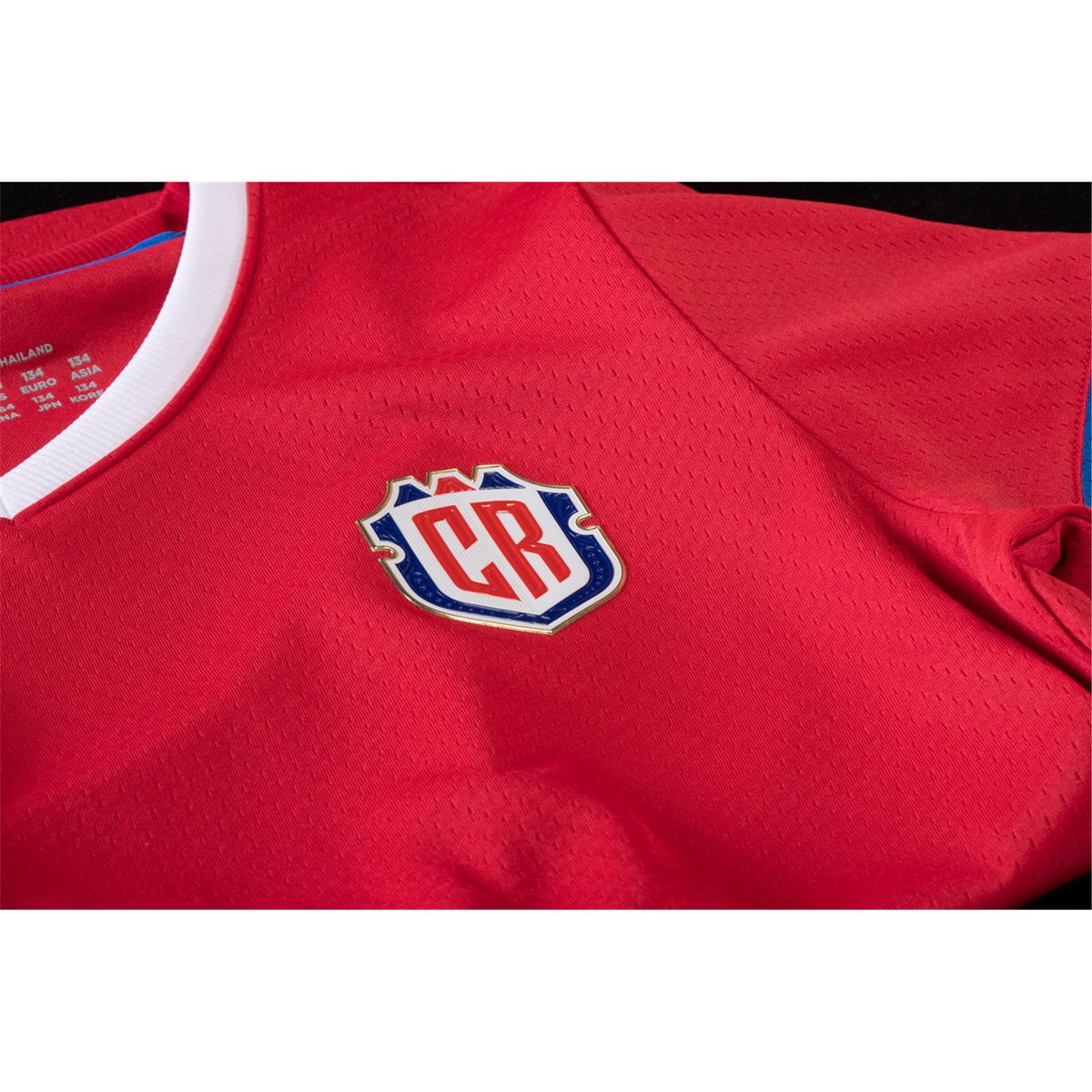 New Balance Costa Rica Home Soccer Jersey Youth WC22 - JT231540-HME-NEW BALANCE by New Balance | Available at Niky's Sports