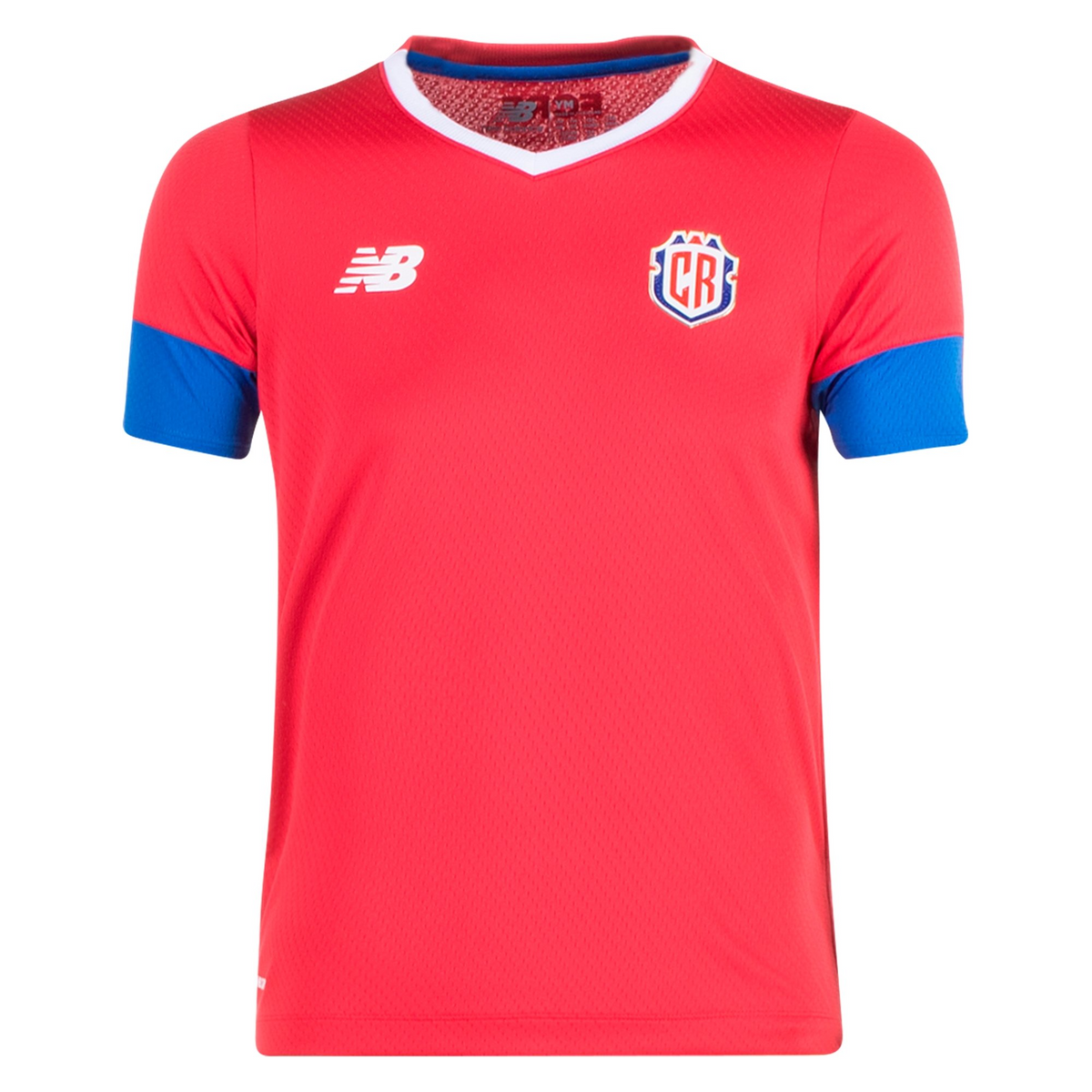 New Balance Costa Rica Home Soccer Jersey Youth WC22 - JT231540-HME-NEW BALANCE by New Balance | Available at Niky's Sports