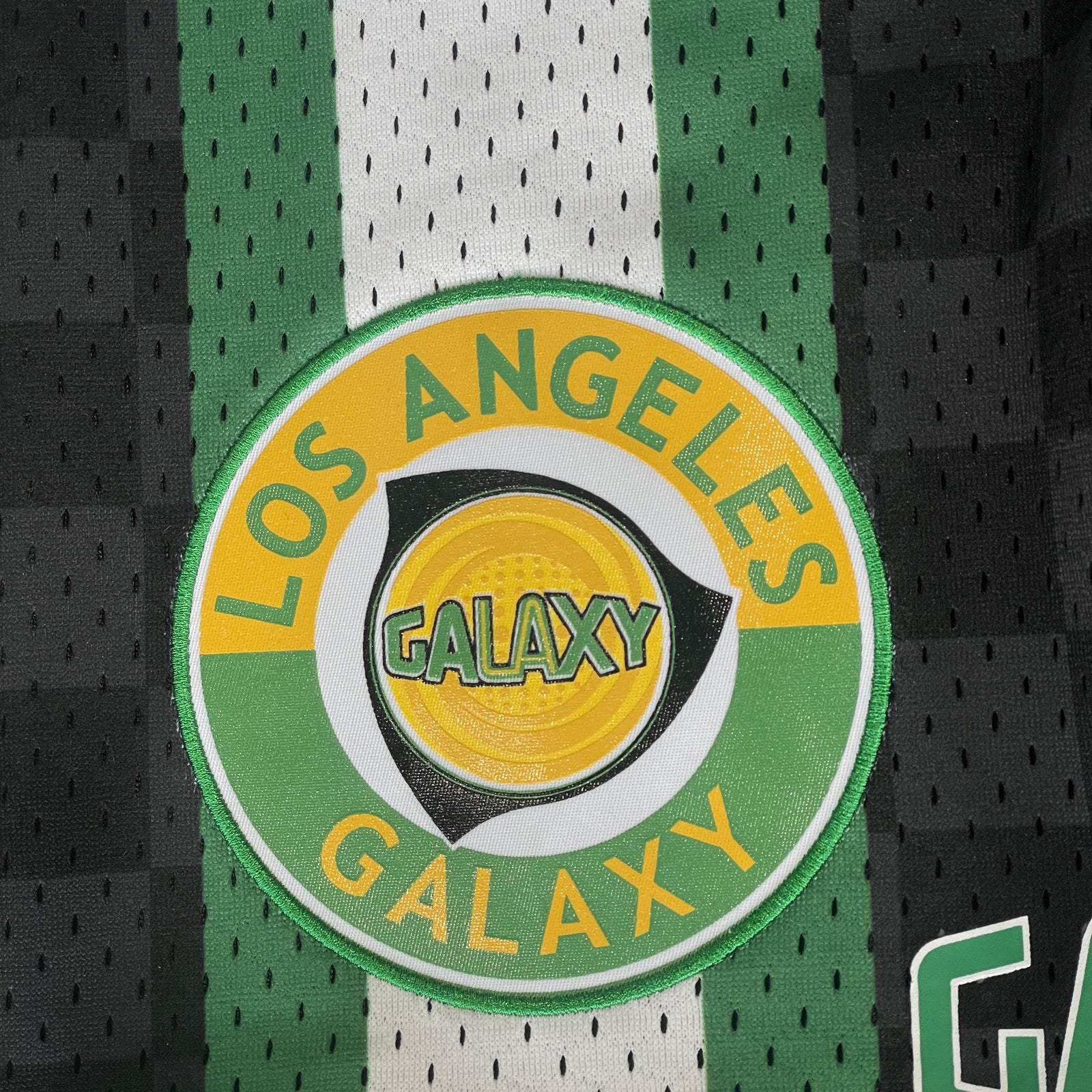 Mitchell & Ness LA Galaxy Mesh Short - PSHR5128-LAGYYPPPBLC-MITCHELL & NESS by Mitchell & Ness | Available at Niky's Sports