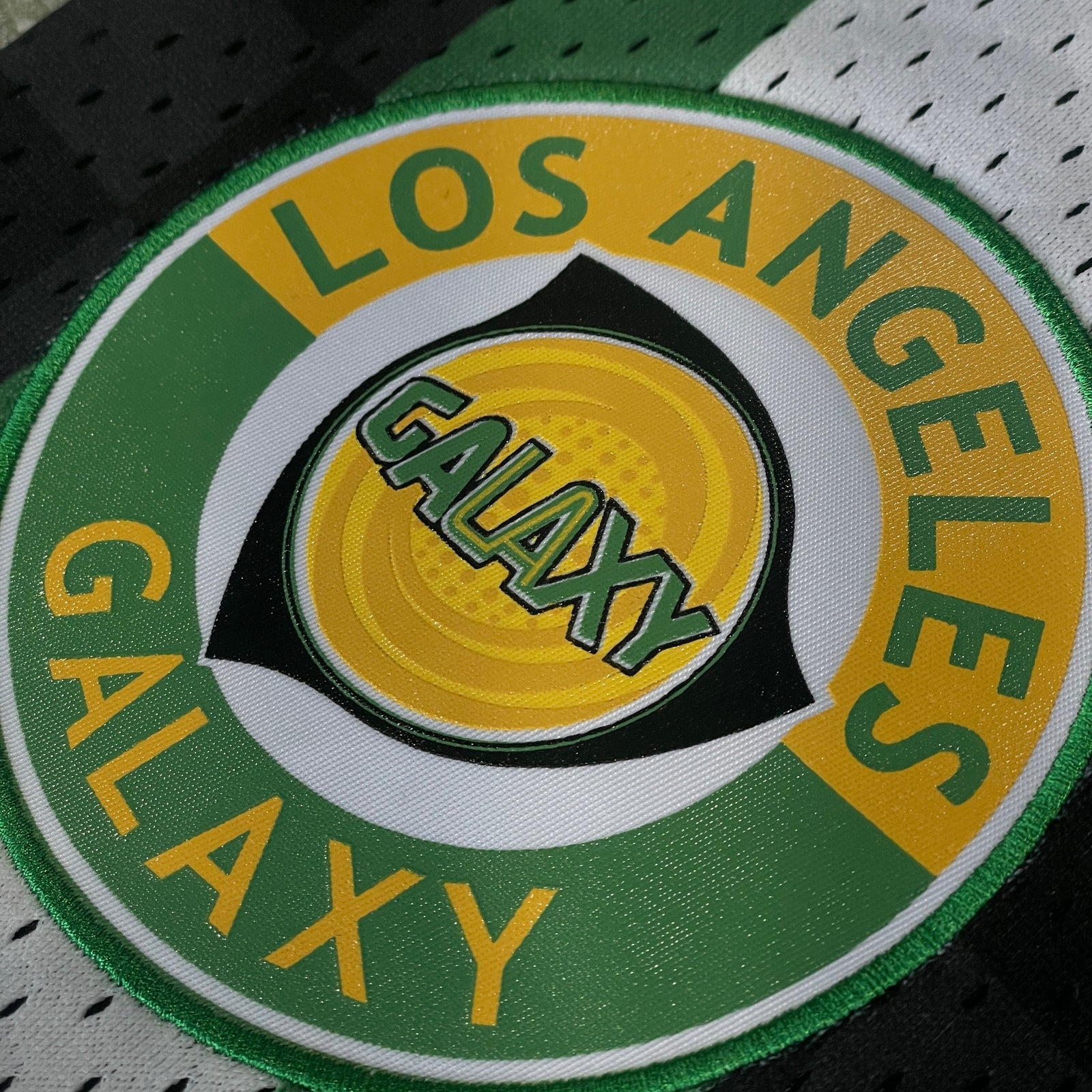 Mitchell & Ness LA Galaxy Mesh Short - PSHR5128-LAGYYPPPBLC-MITCHELL & NESS by Mitchell & Ness | Available at Niky's Sports