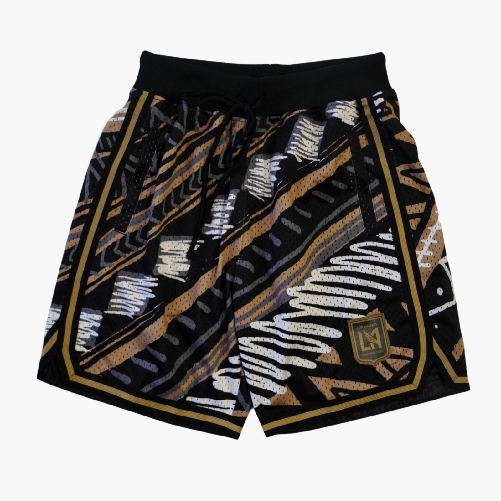 Mitchell & Ness LAFC Pattern Short - PSHR5599-LAFYYPPPBLC-MITCHELL & NESS by Mitchell & Ness | Available at Niky's Sports