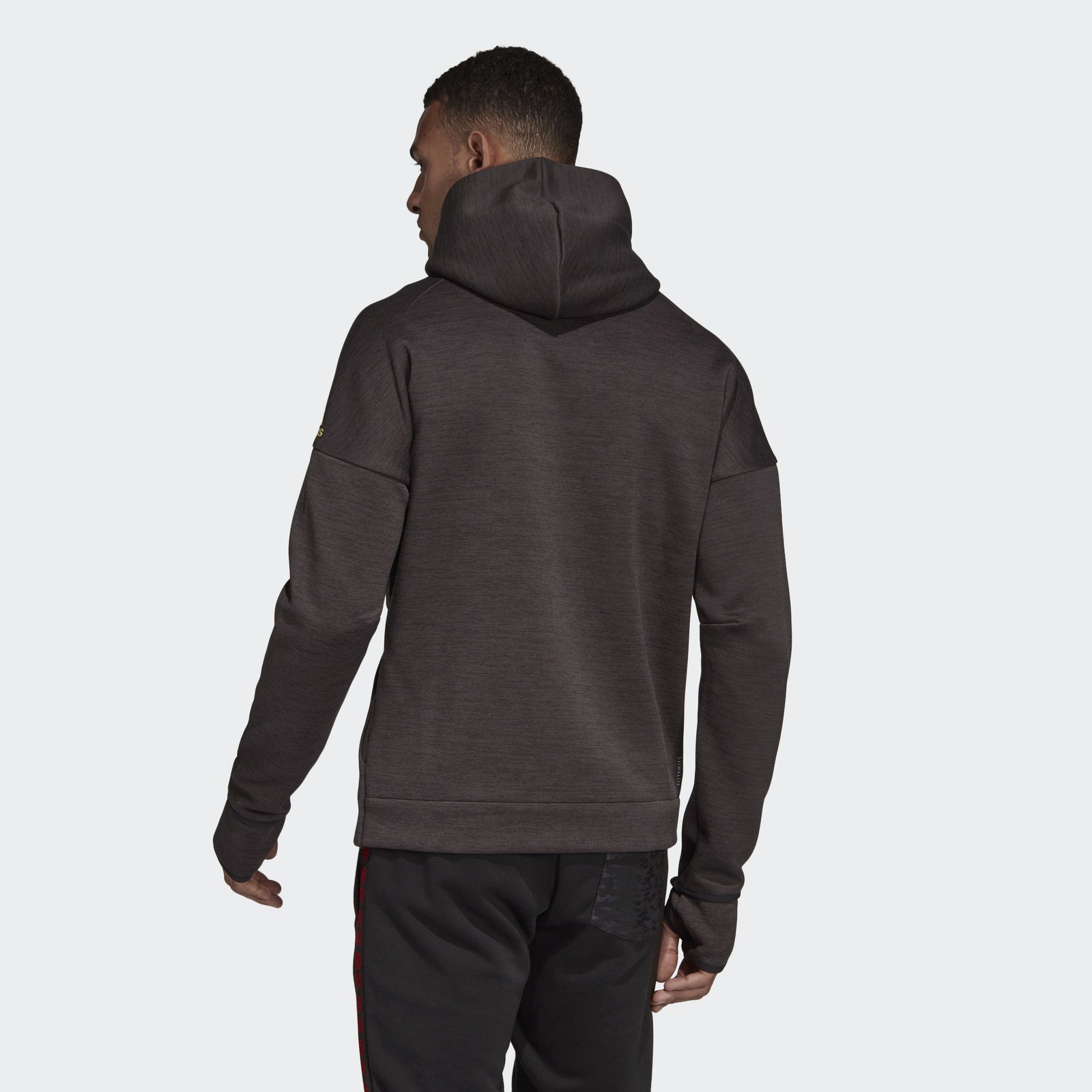 Men's Manchester United Z.N.E. Jacket - Carbon - DZ0456-ADIDAS by Adidas | Available at Niky's Sports