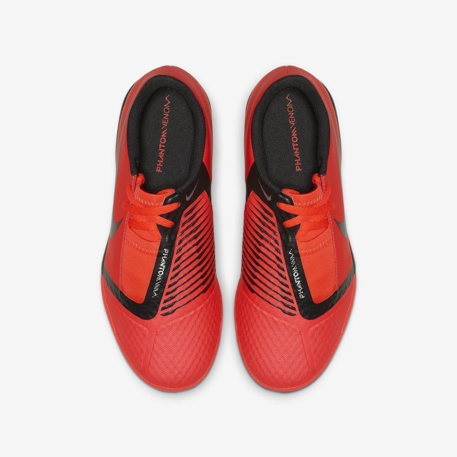 Kid's PhantomVNM Academy TF Soccer Shoes - Bright Crimson/Bright Crimson/Metallic Silver/Black - AO0377-600-NIKE by Nike | Available at Niky's Sports
