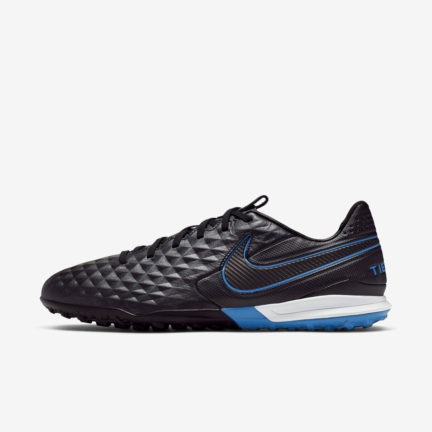 Men's Tiempo Legend 8 Pro Turf Shoes - Black/Blue Hero/Black