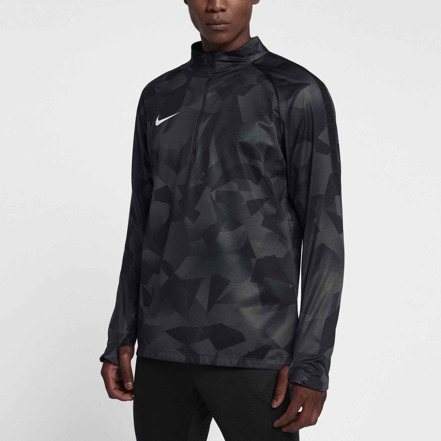 Men's Squad Drill Top Sweatshirt - 888123-100-NIKE by Nike | Available at Niky's Sports