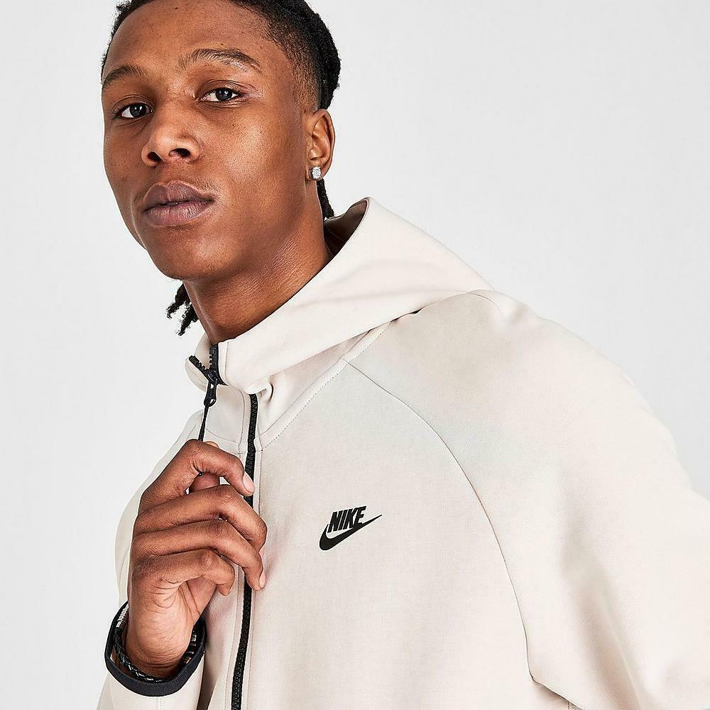 Men's Sportswear Tech Fleece Full-Zip Hoodie - 928483-104-NIKE by Nike | Available at Niky's Sports
