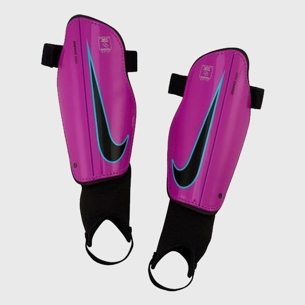Kid's Charge 2.0 Shinguards - Pink/Black - SP2079-606-NIKE by Nike | Available at Niky's Sports