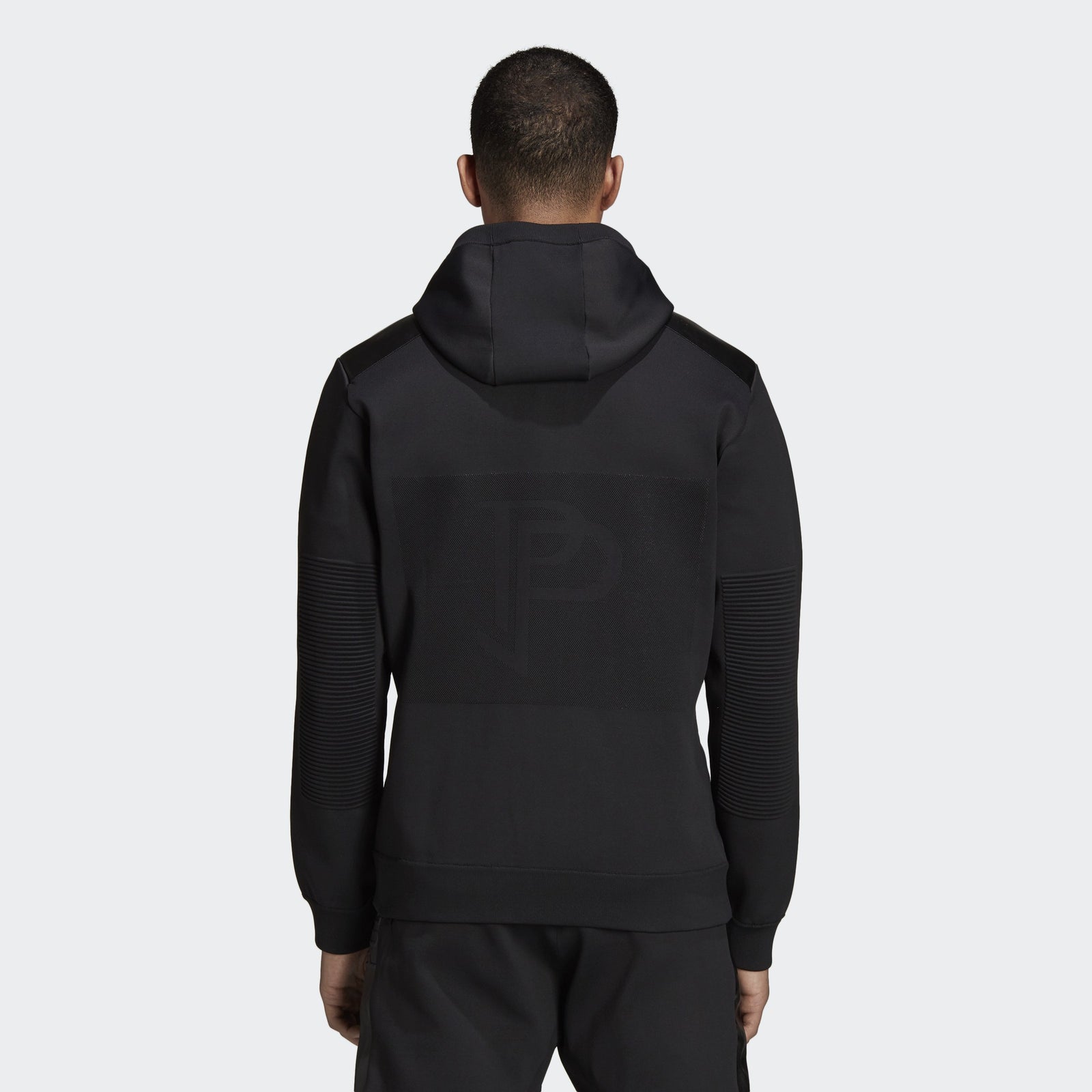 Pogba Tango Hoodie Black Men's - CG1848-ADIDAS by Adidas | Available at Niky's Sports