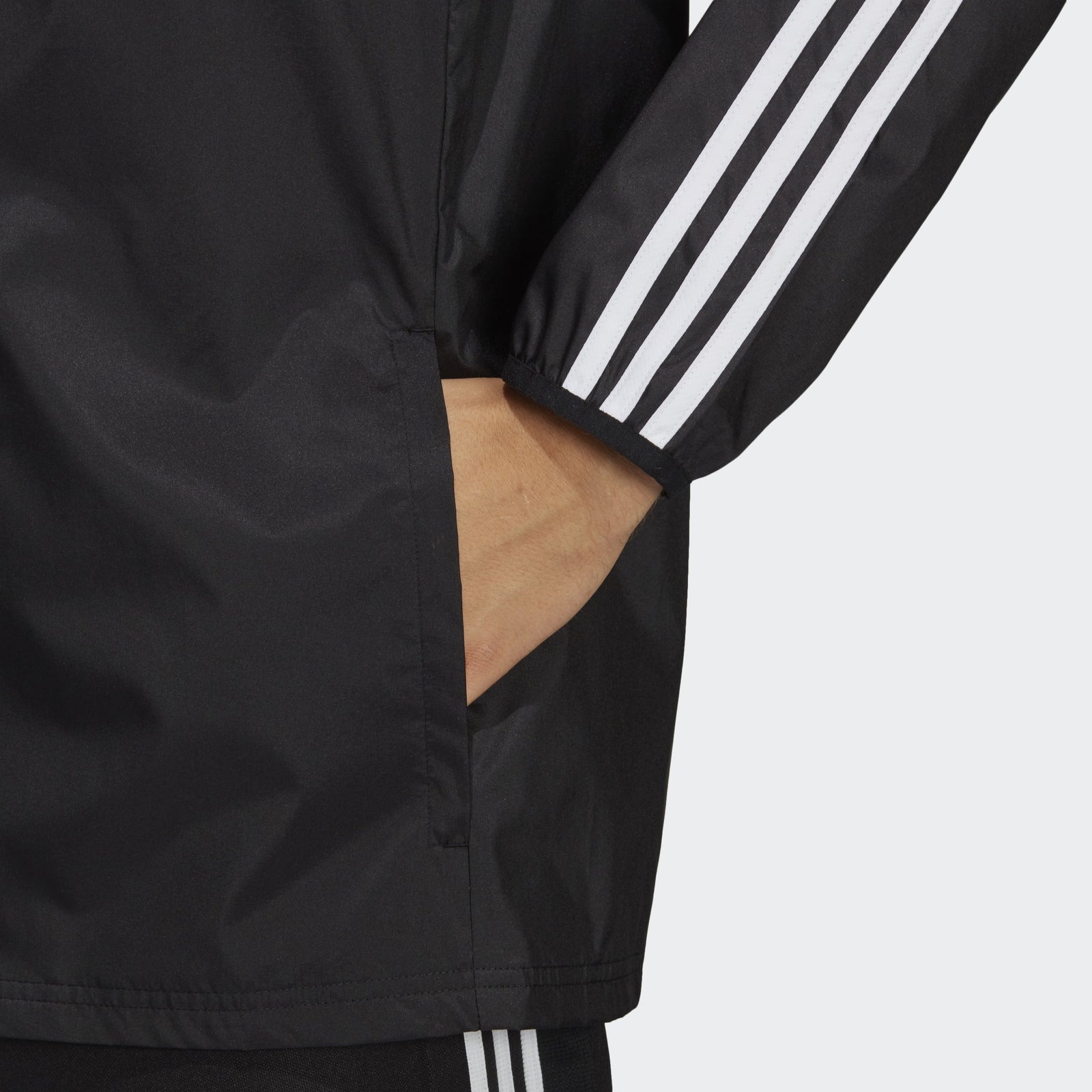 Men's AFS Tiro Windbreaker - Black/White - DY0096-ADIDAS by Adidas | Available at Niky's Sports
