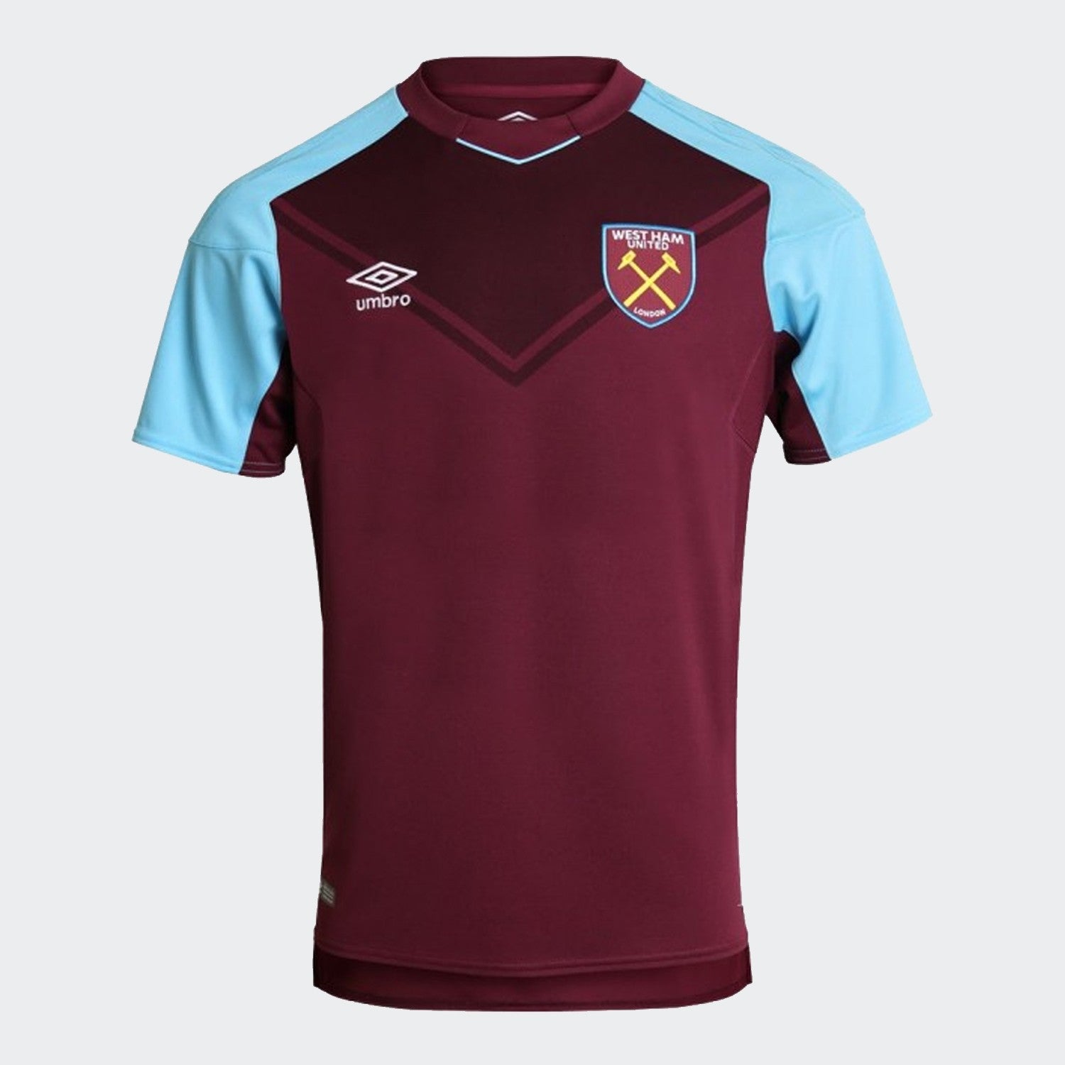 Kid's West Ham United 17/18 Home Jersey - New Claret/Bluefish