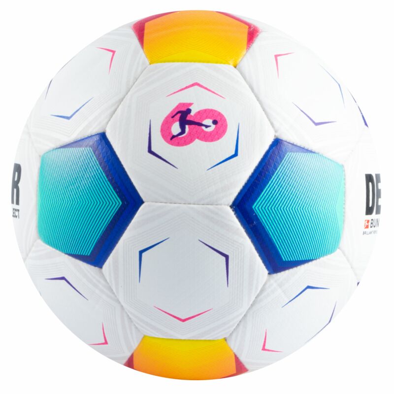 Derbystar Bundesliga Brillant replica v24, wit blauw roze Derbystar Bundesliga Brillant replica v24, wit blauw roze