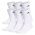 adidas Athletic Cushion Sock 6 Pack Crew - White