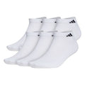 adidas Athletic Cush 6 Pack Low - White - 101641-ADIDAS by adidas | Available at Niky's Sports