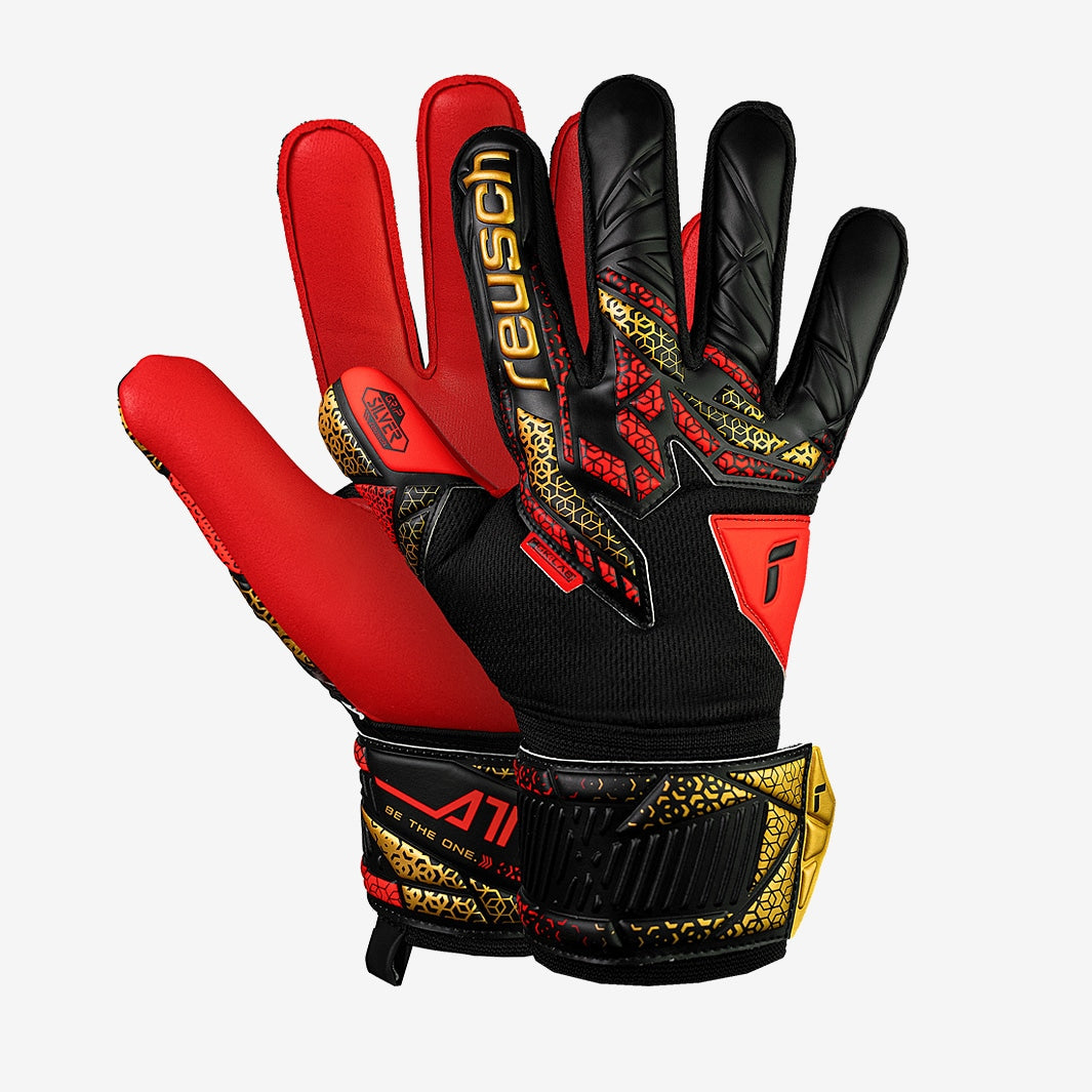 Reusch Kids Attrakt Silver Goalkeeper Glove - 5572215-REUSCH by Reusch | Available at Niky's Sports