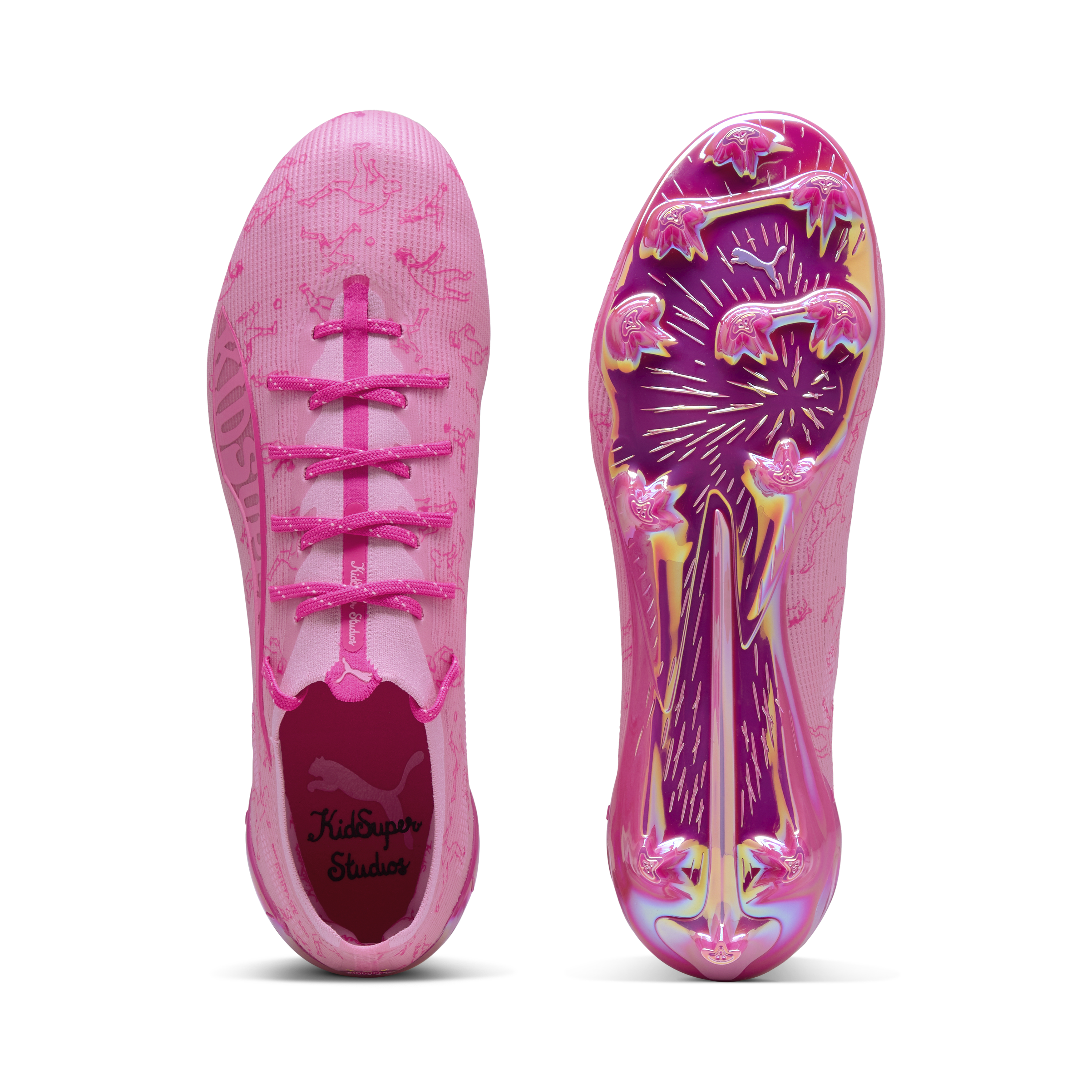 PUMA x KIDSUPER ULTRA 5 ULTIMATE Firm Ground Soccer Cleats - 108414-01-PUMA by Puma | Available at Niky's Sports