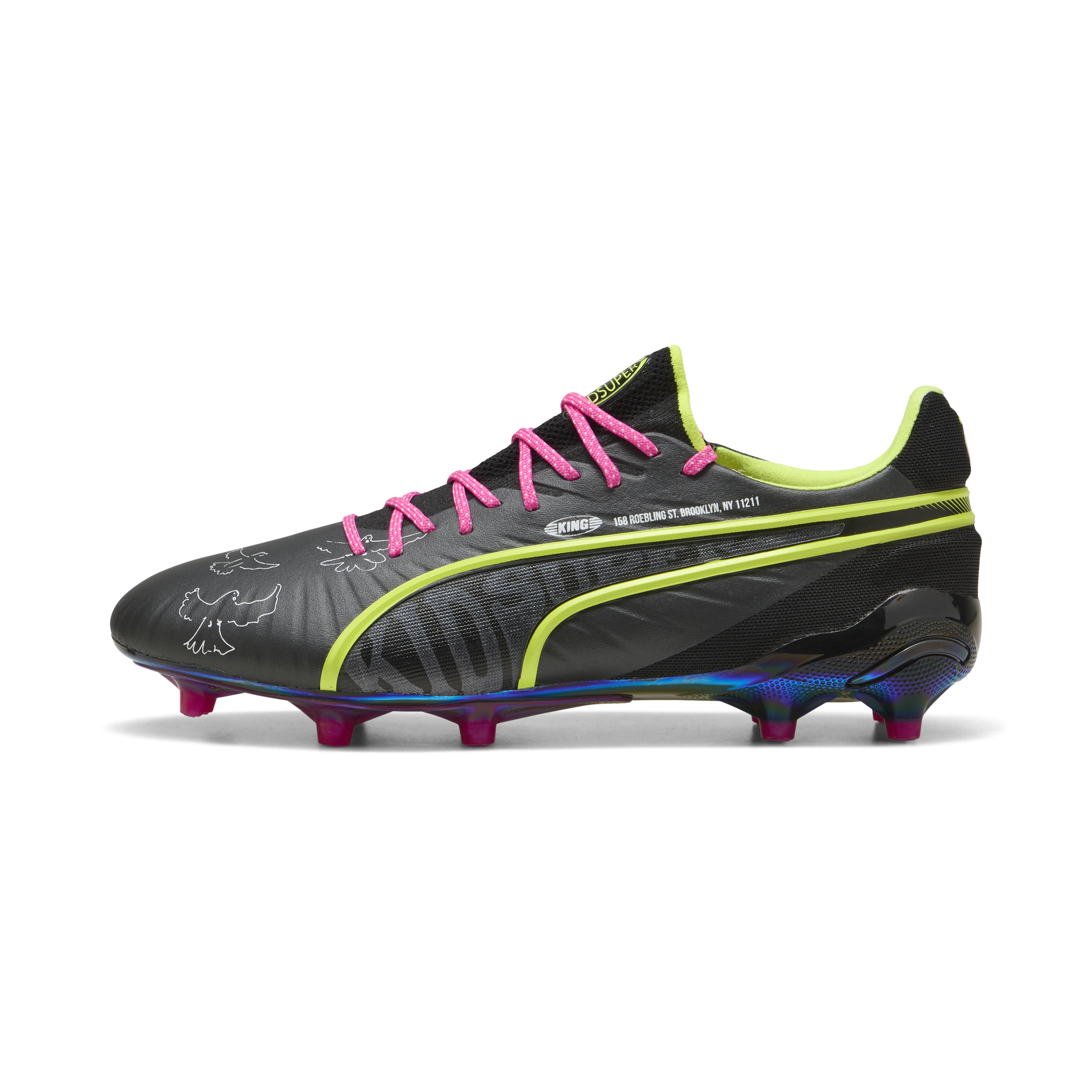 PUMA x KIDSUPER KING ULTIMATE Firm/Artificial Ground Soccer Cleats - 108437-01-PUMA by Puma | Available at Niky's Sports