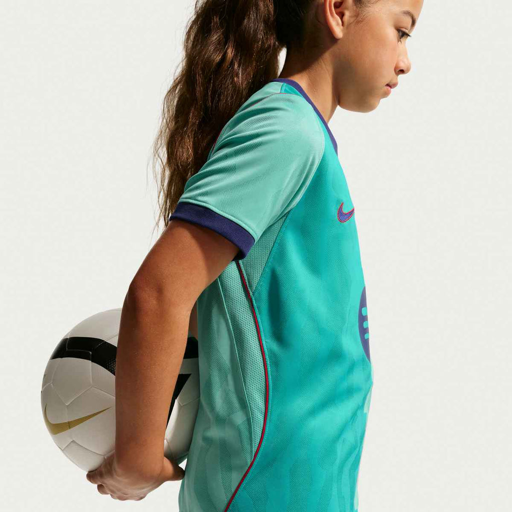 NIKE FC Barcelona 2026/27 Stadium Third Big Kids' Nike Dri-FIT Soccer Replica Jersey