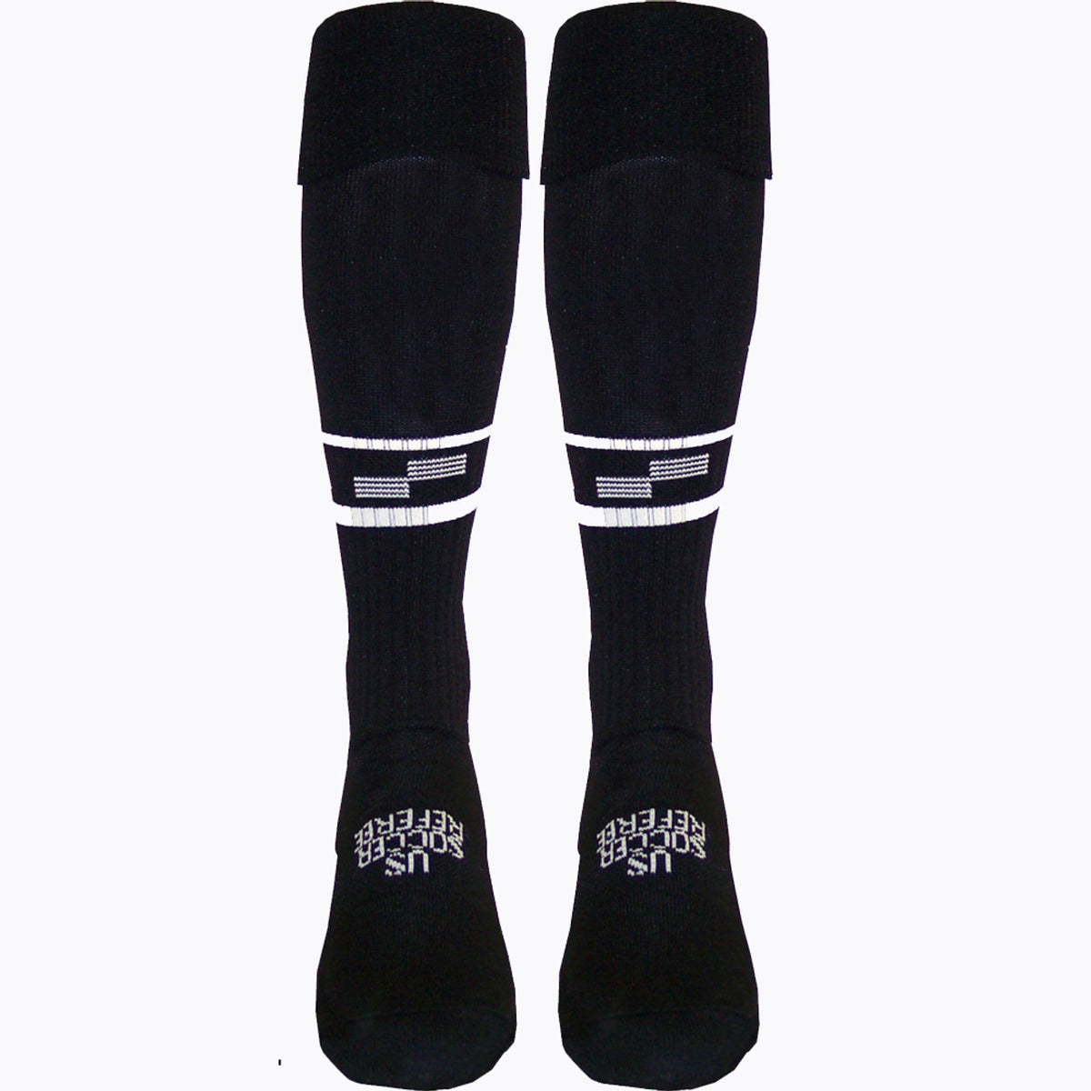 Official Sports USSF Two Stripe Referee Sock