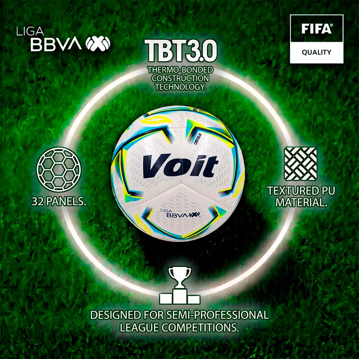 Aereus40 Apertura Size 5 FIFA Quality – Semi-Professional Soccer Ball
