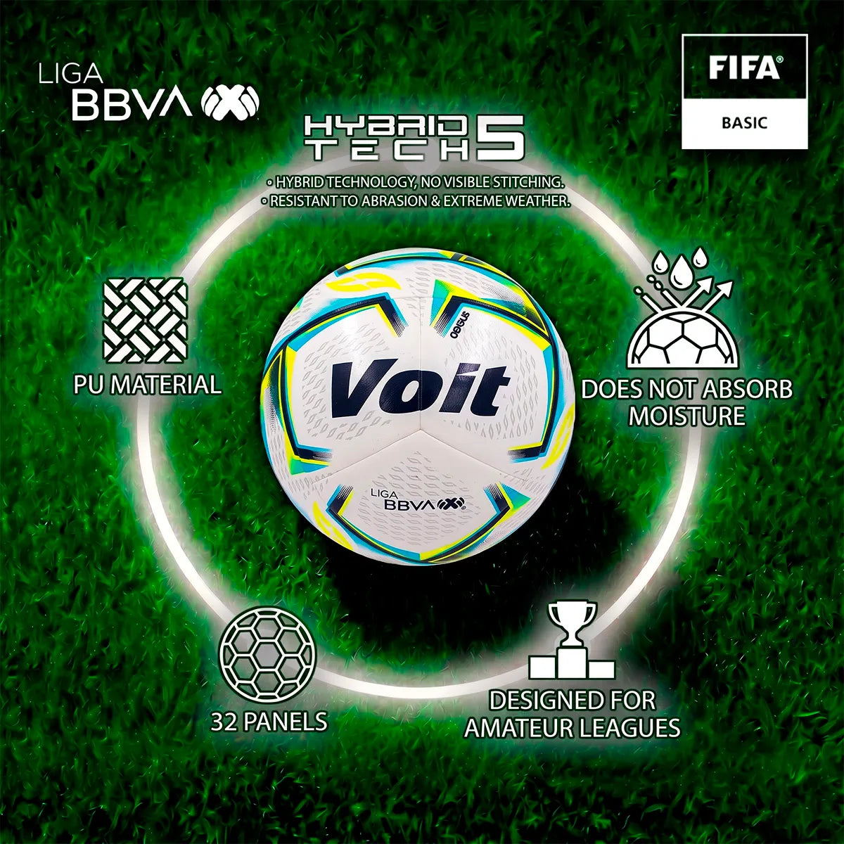 Aereus40 Apertura Size 5 FIFA Basic – Amateur Soccer Ball