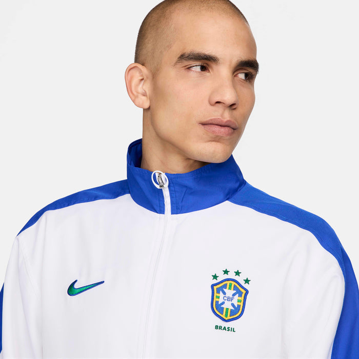 Nike Brazil 1998 Reissue Track Jacket - FZ6681-100-NIKE by Nike | Available at Niky's Sports