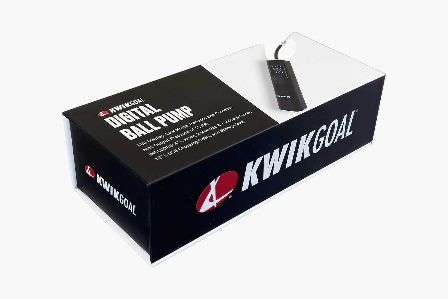 Kwikgoal Digital Ball Pump - 1A571-KWIKGOAL by Kwikgoal | Available at Niky's Sports
