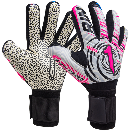 Rinat Vortex SGR (Sticky Palm) Spines (Finger-Protection) Goalkeeper Gloves SGR (Super Grip Super Resistance) Palm - 1GPS5A6A50-645-221-RINAT by Rinat | Available at Niky's Sports