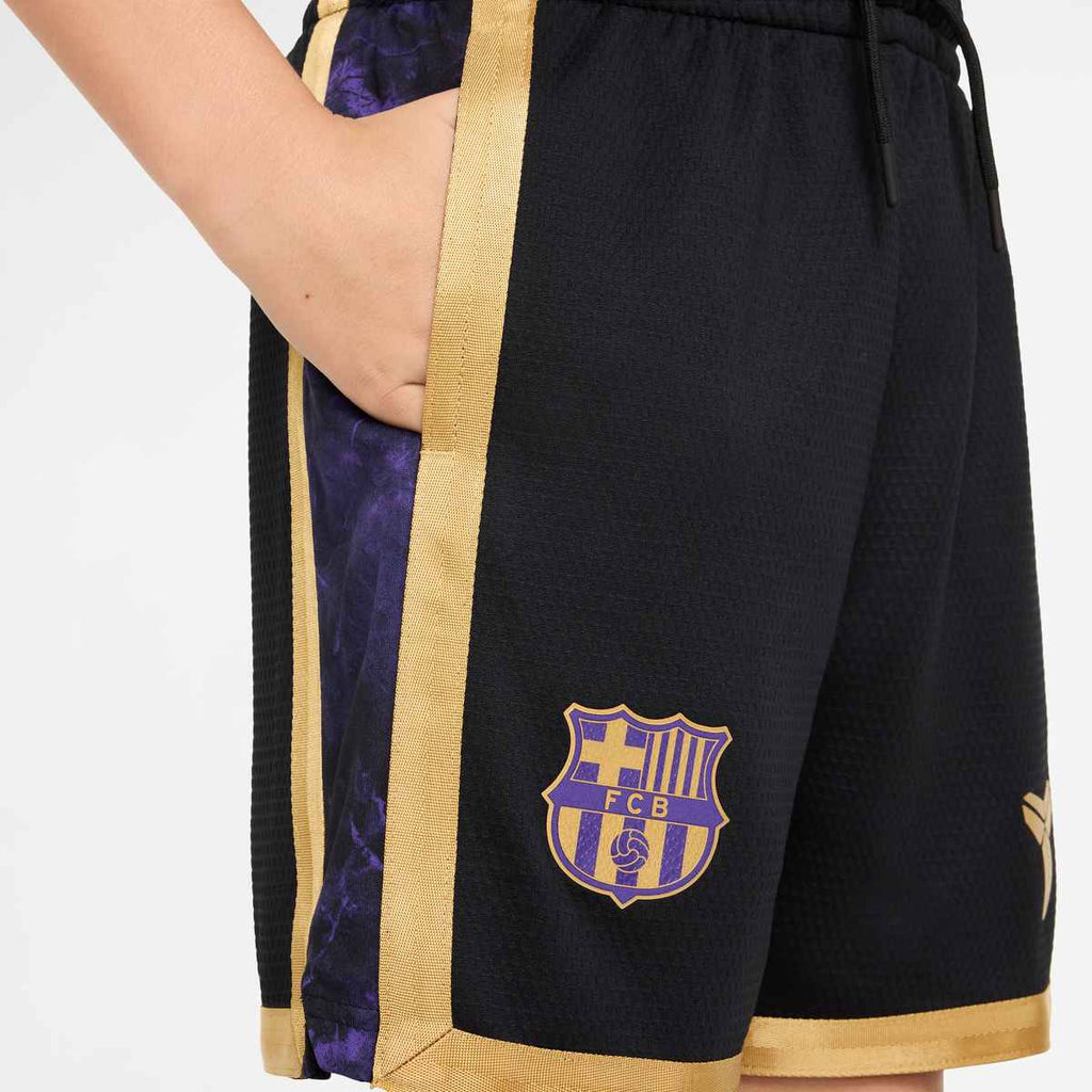 NIKE FC Barcelona Away Big Kids' Kobe Dri-FIT Soccer Shorts