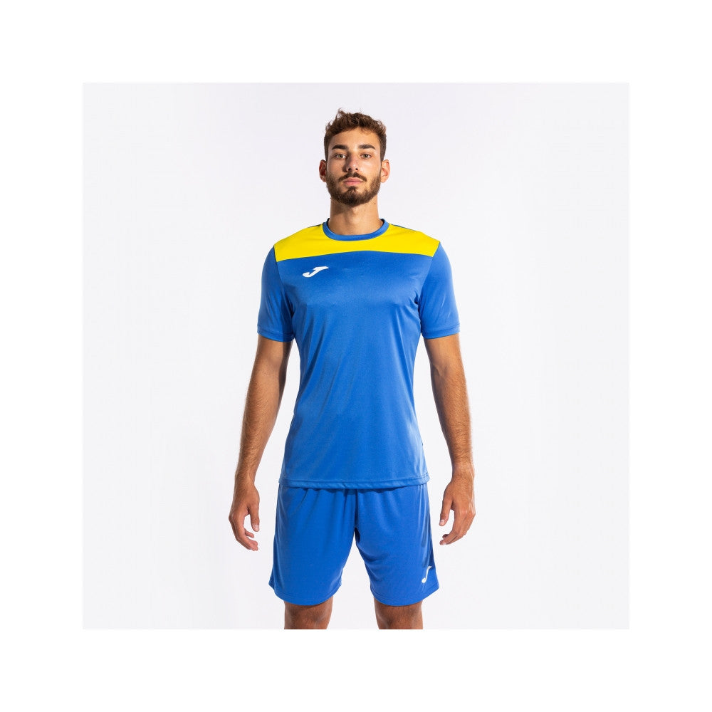 Joma Phoenix II Uniform Set Ryl/yellow - 103124.709-JOMA by Joma | Available at Niky's Sports