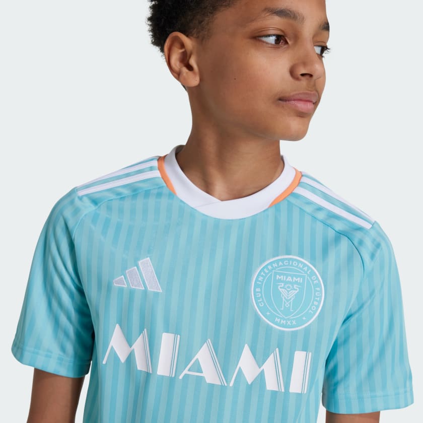 adidas 2024 INTER MIAMI CF ADIDAS ARCHIVE YOUTH MESSI JERSEY - JE6077-ADIDAS by adidas | Available at Niky's Sports