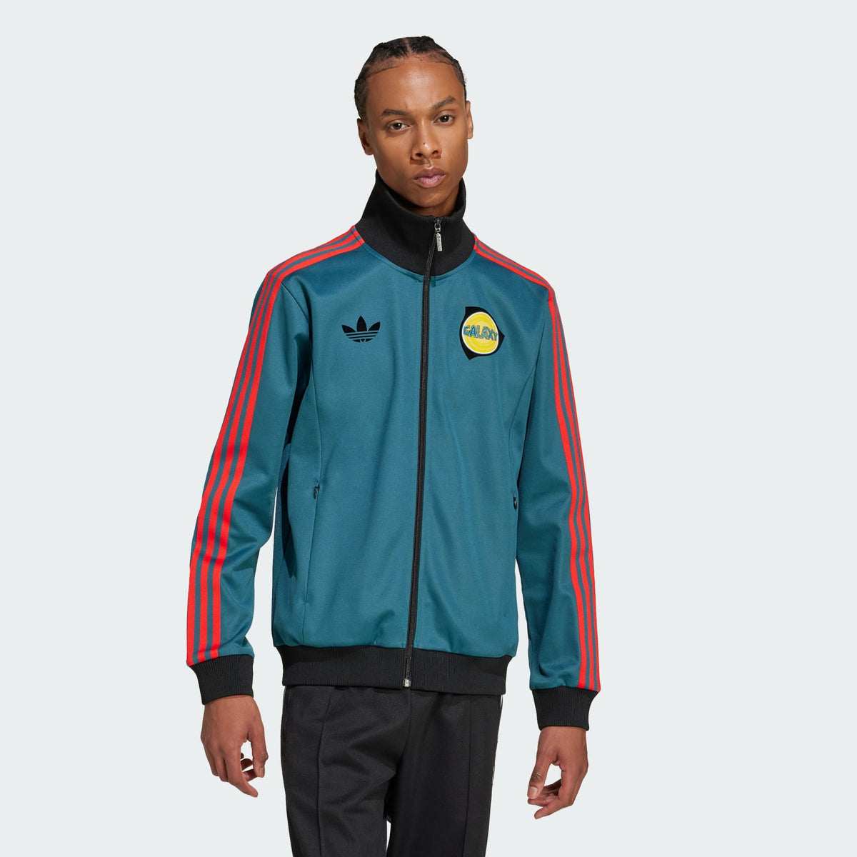 adidas 2024 LA GALAXY ADIDAS BECKENBAUER TRACK TOP - JE9500-ADIDAS by adidas | Available at Niky&#39;s Sports