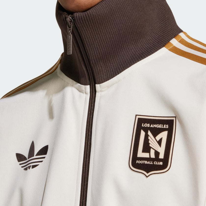 adidas LOS ANGELES FC ADIDAS BECKENBAUER TRACK TOP - JE9497-ADIDAS by adidas | Available at Niky's Sports