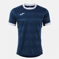 SHORT SLEEVE SHIRT TOLETUM VII DARK NAVY WHITE - 105021.332 by Joma | Available at Niky's Sports