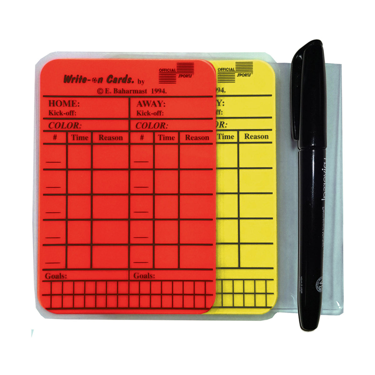 Official Sport Referee Write On Cards