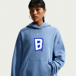 Nike Studio Fleece Medium Weight Women's Oversized Pullover Hoodie - IM8502-486-NIKE by Nike | Available at Niky's Sports
